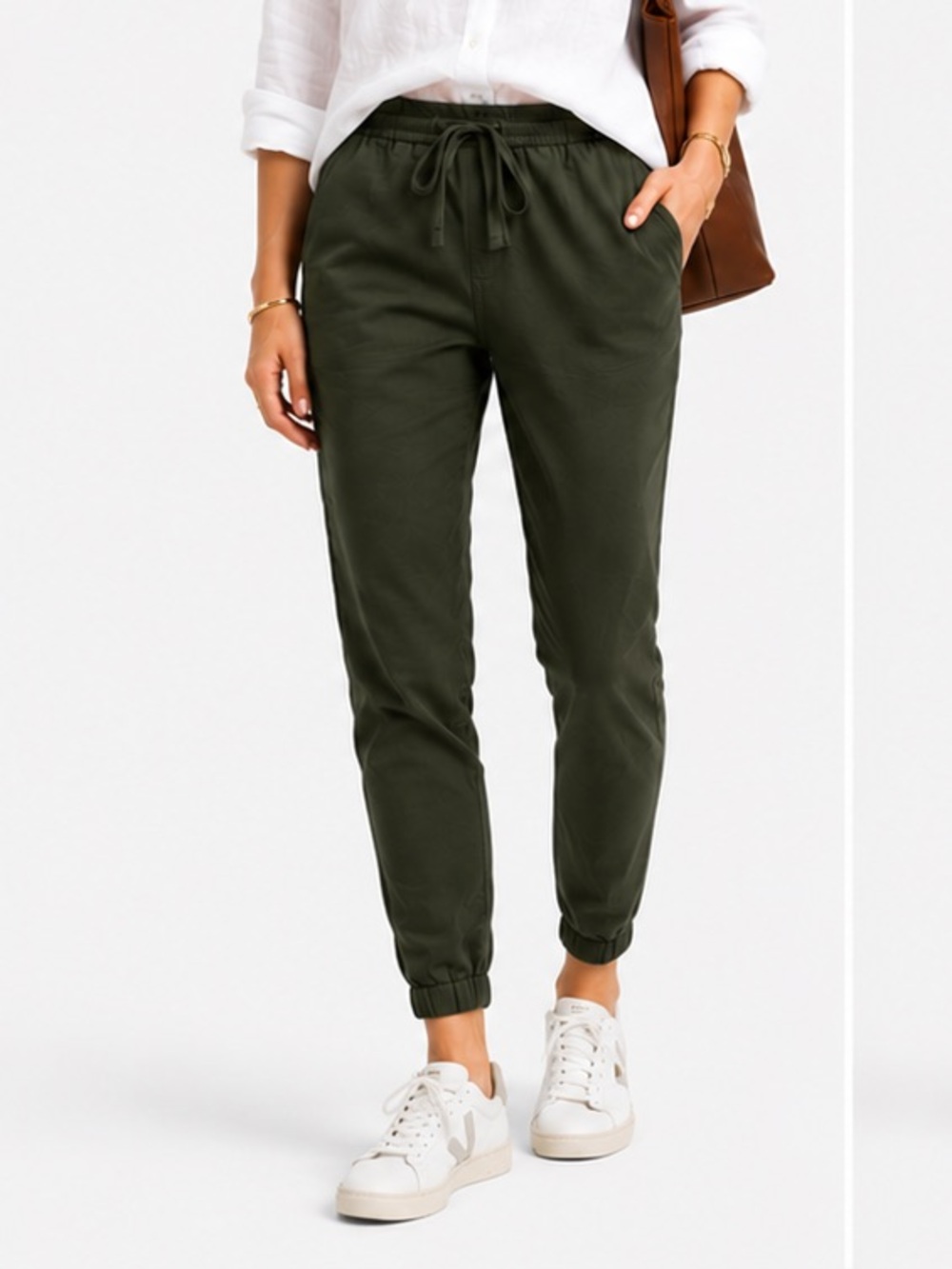 J. Crew Olive Drawstring Jogger Pants
